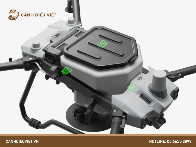 Hệ thống rải của máy bay xịt thuốc DJI T20P gieo hạt hiệu quả vượt trội (2)