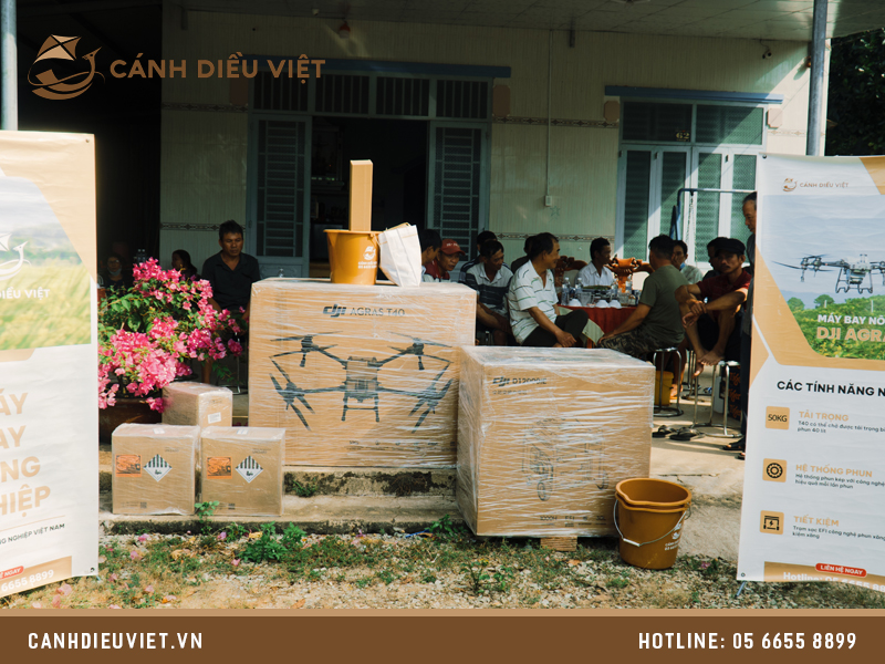 canh dieu viet ban giao dji t40 1